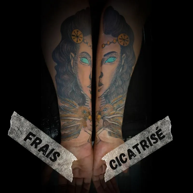 Tatouages en couleur, Noaillan, Fragments d'Elle