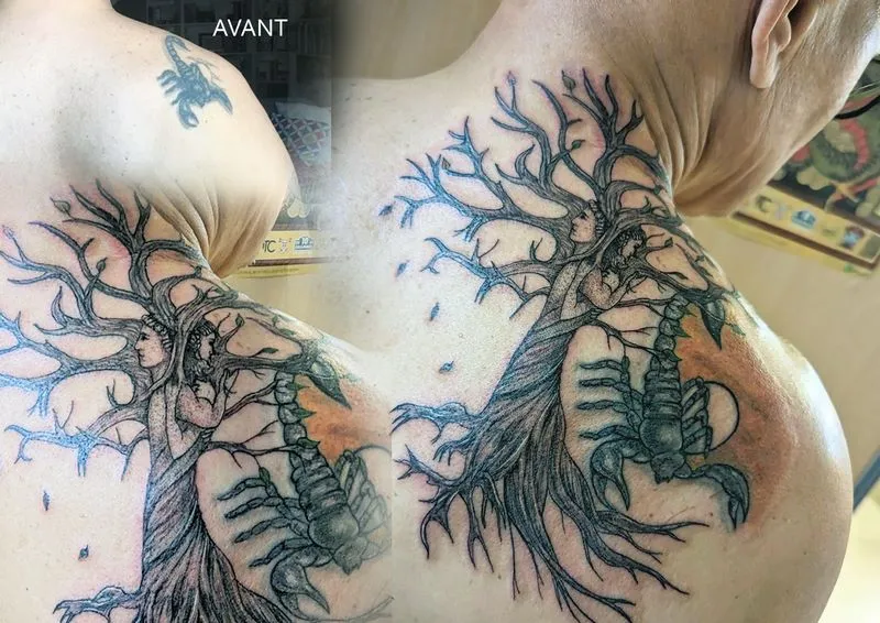 Tatouages en couleur, Noaillan, Fragments d'Elle